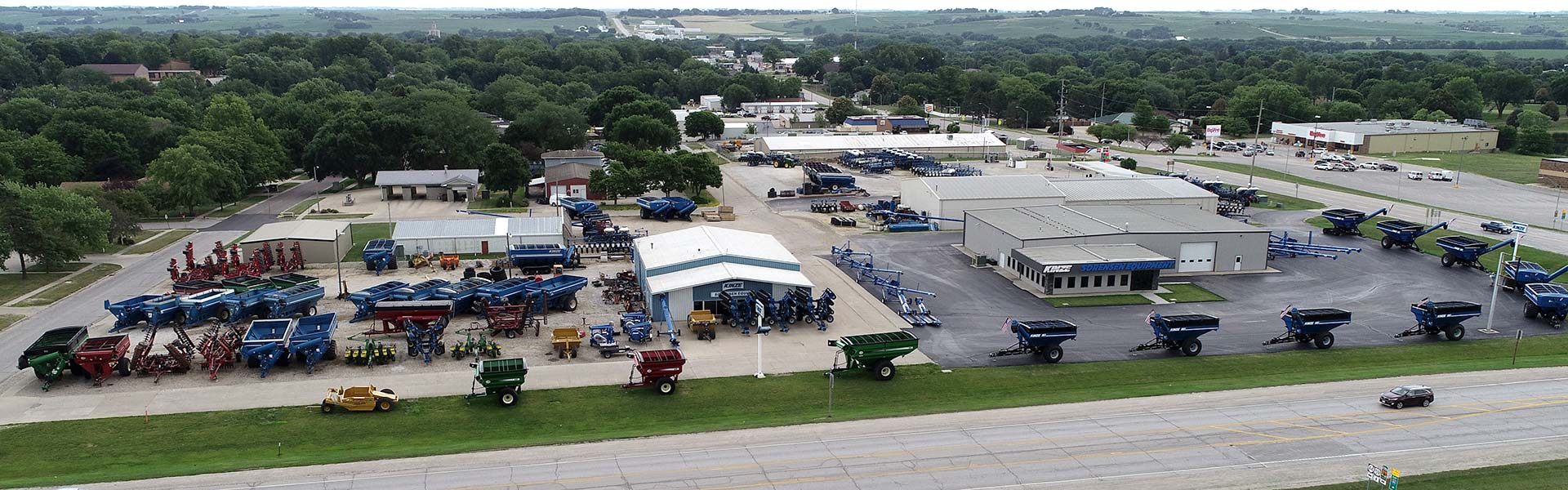 Sorensen Equipment Drone View