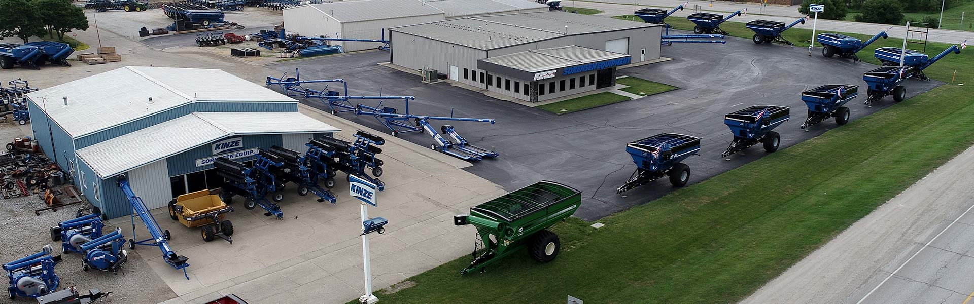 Sorensen Equipment Drone View